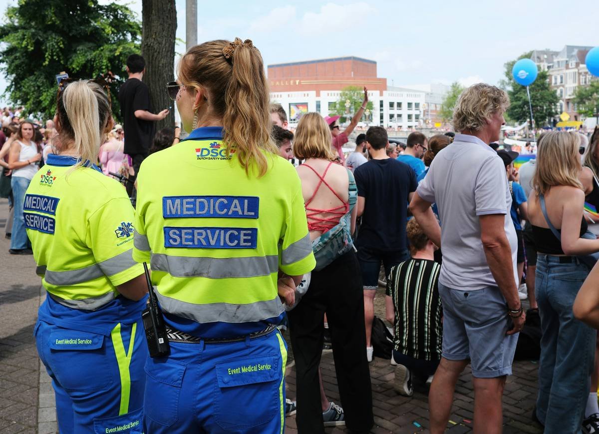 First responder receiving mental health support from a professional counselor.